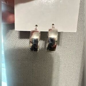 Argento Vivo Silver Hoop Earrings